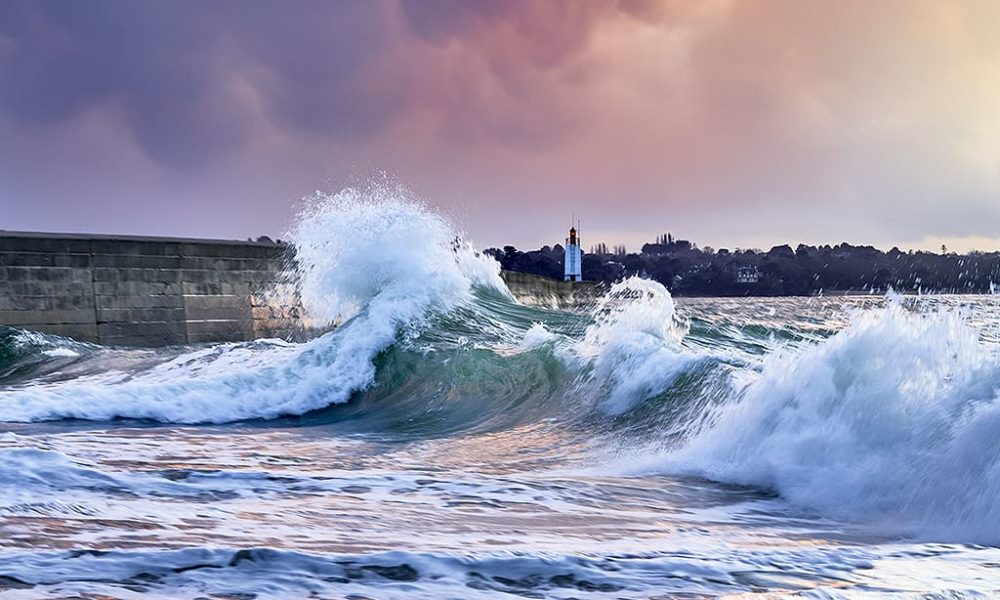 La tempête Bella à Saint-Malo